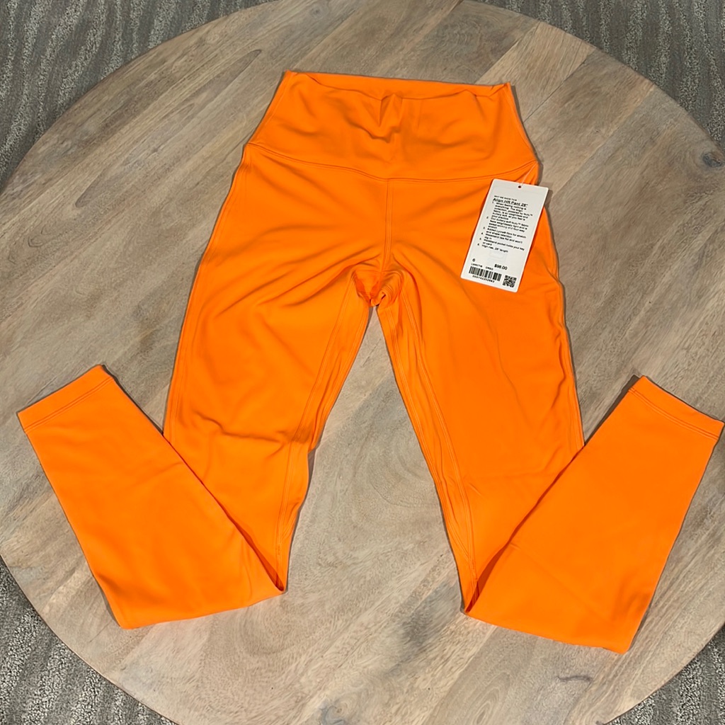Lululemon Align Legging 28 Inch Orange Size 6
